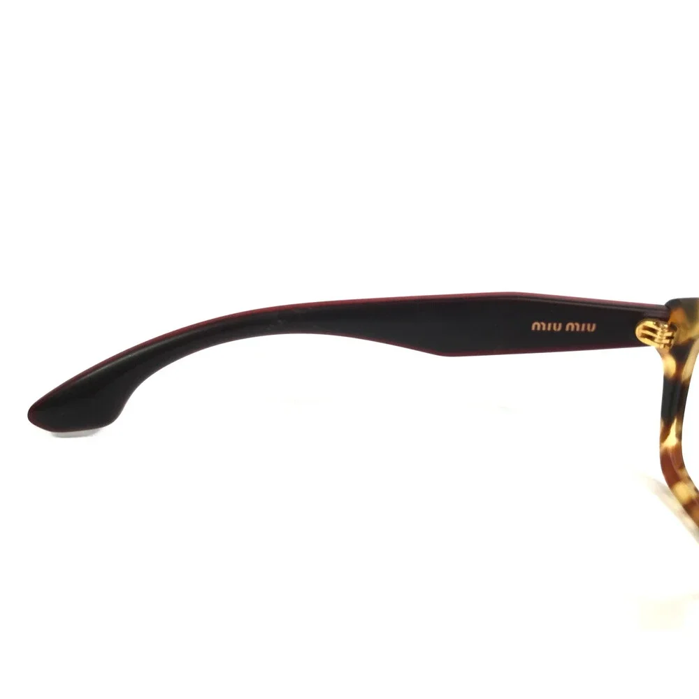 Miu Miu Eyeglasses Frames VMU05O UA5-1O1 Matte Tortoise Crystals 51-17-145
